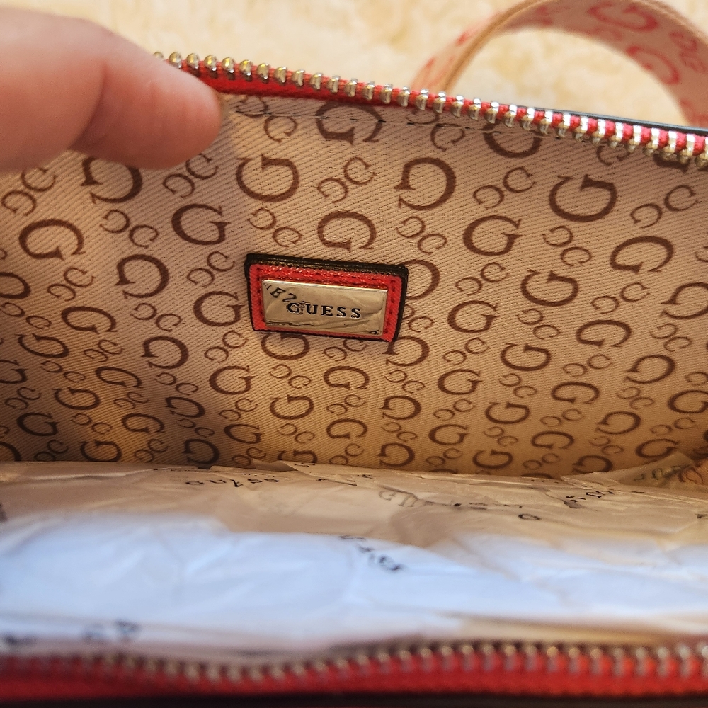 Guess Charlestown Mini Crossbody Bag Powder Pink New With Tags - Picture 8 of 9